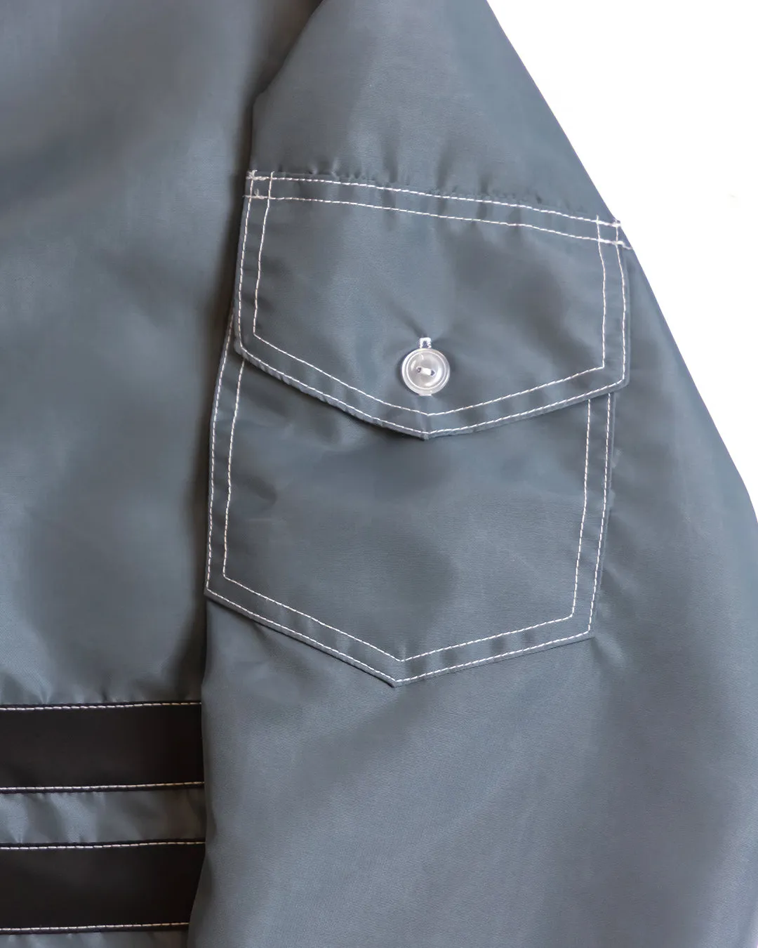 Quilt Lined Comp Jacket - Slate