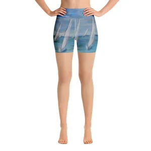 "Incoming - One Design" - Yoga Shorts