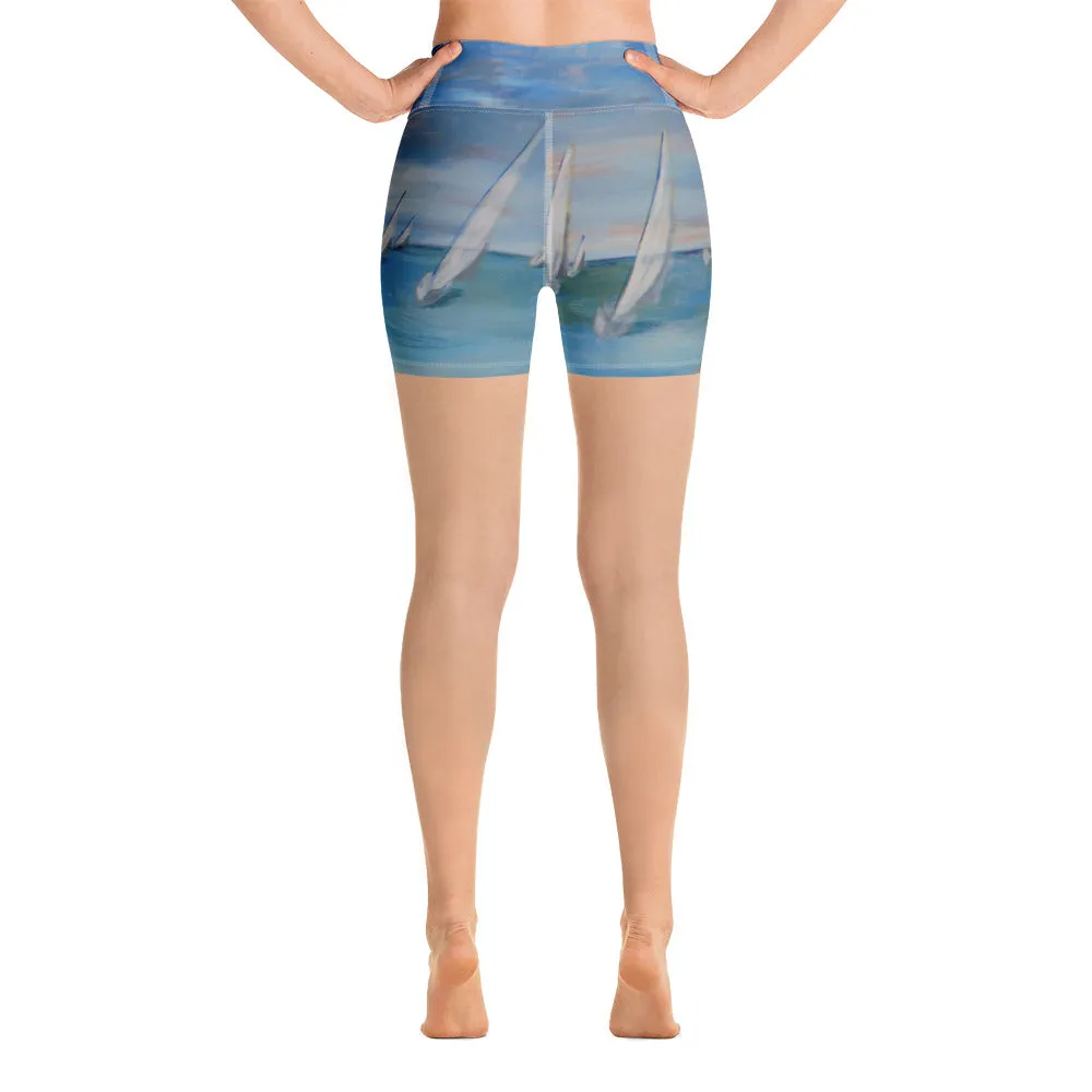 "Incoming - One Design" - Yoga Shorts