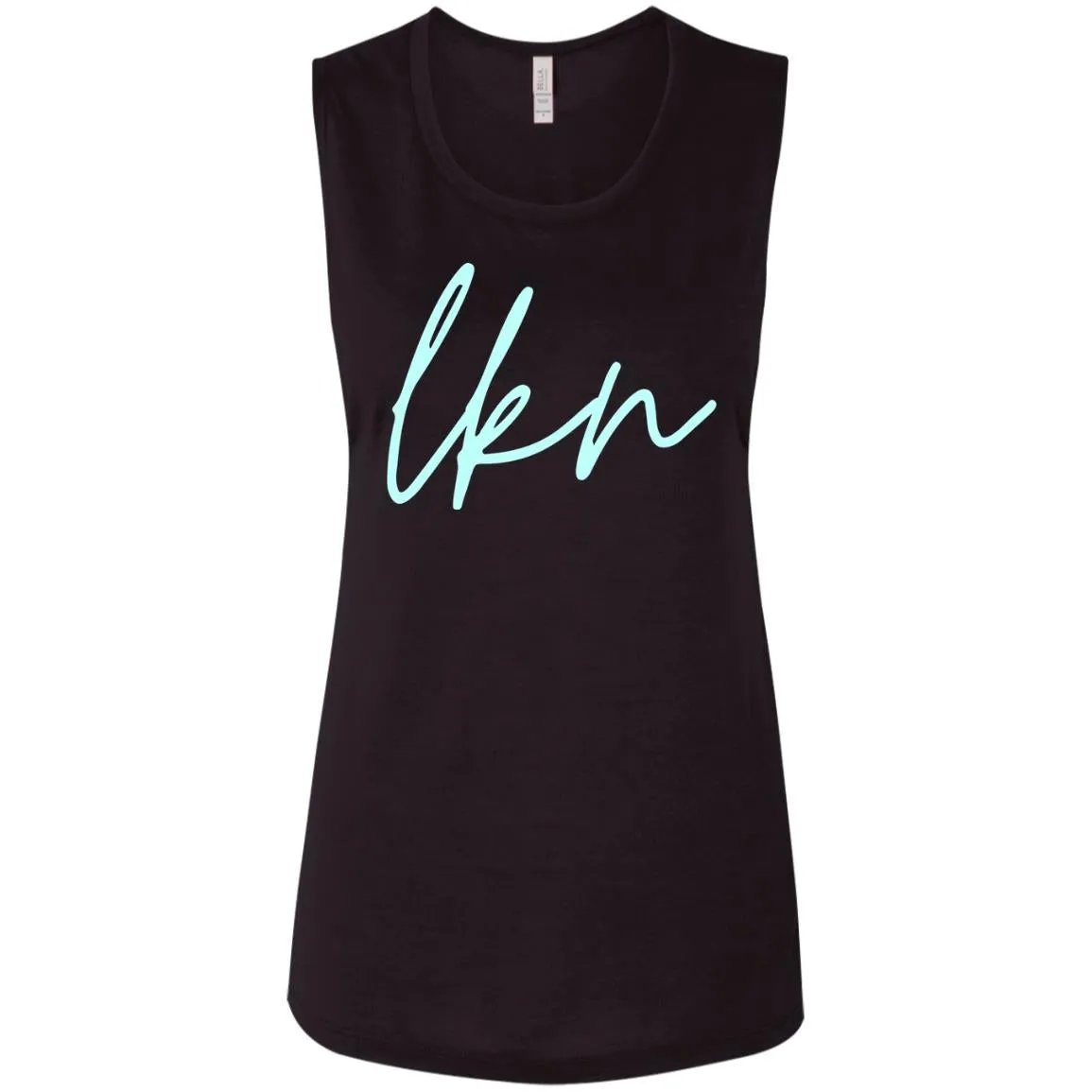 "LKN- AQUA" Ladies' Flowy Muscle Tank