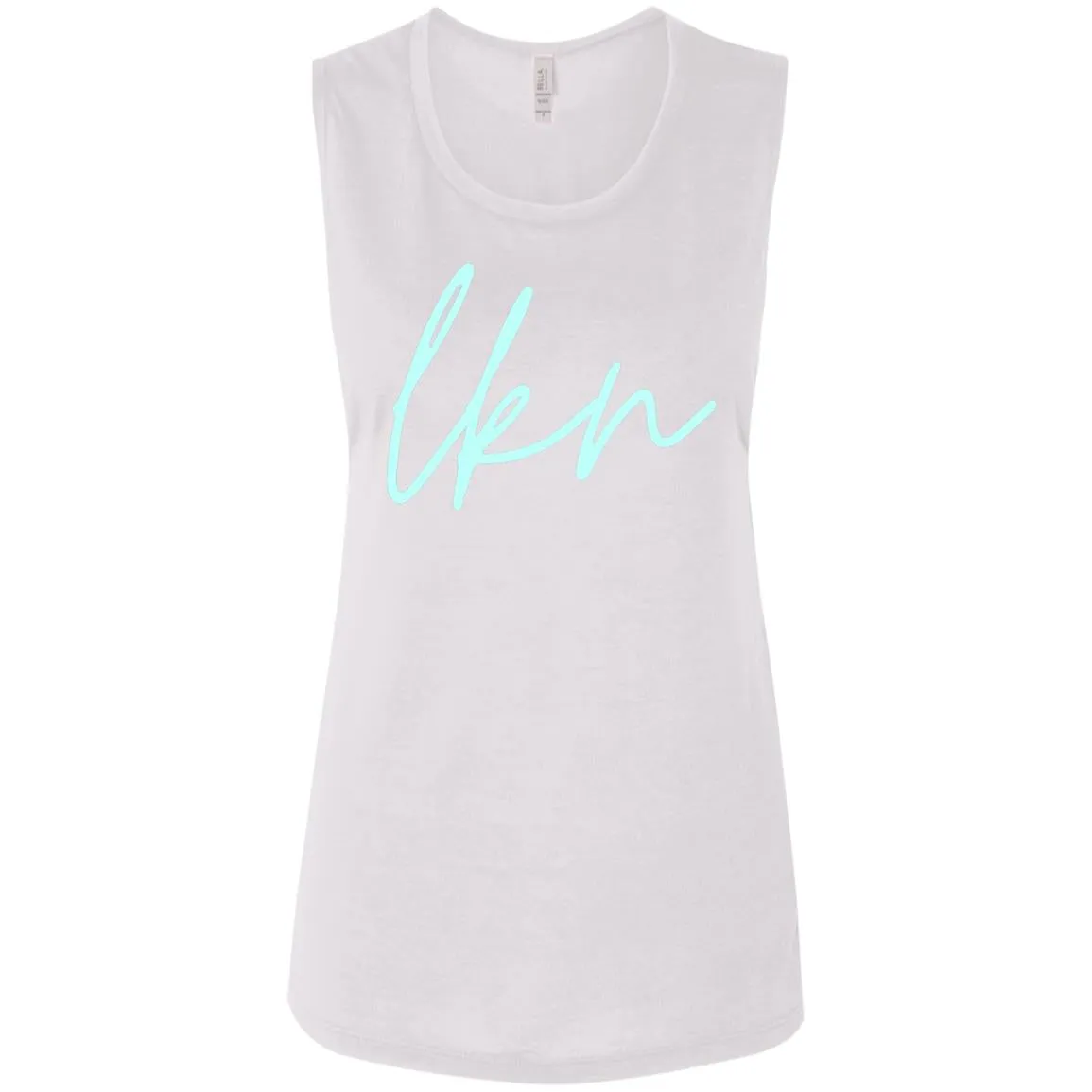 "LKN- AQUA" Ladies' Flowy Muscle Tank