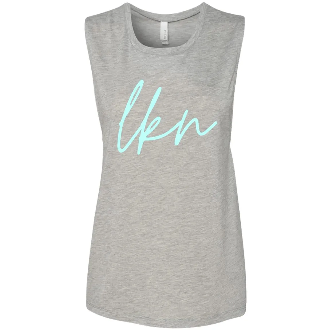 "LKN- AQUA" Ladies' Flowy Muscle Tank