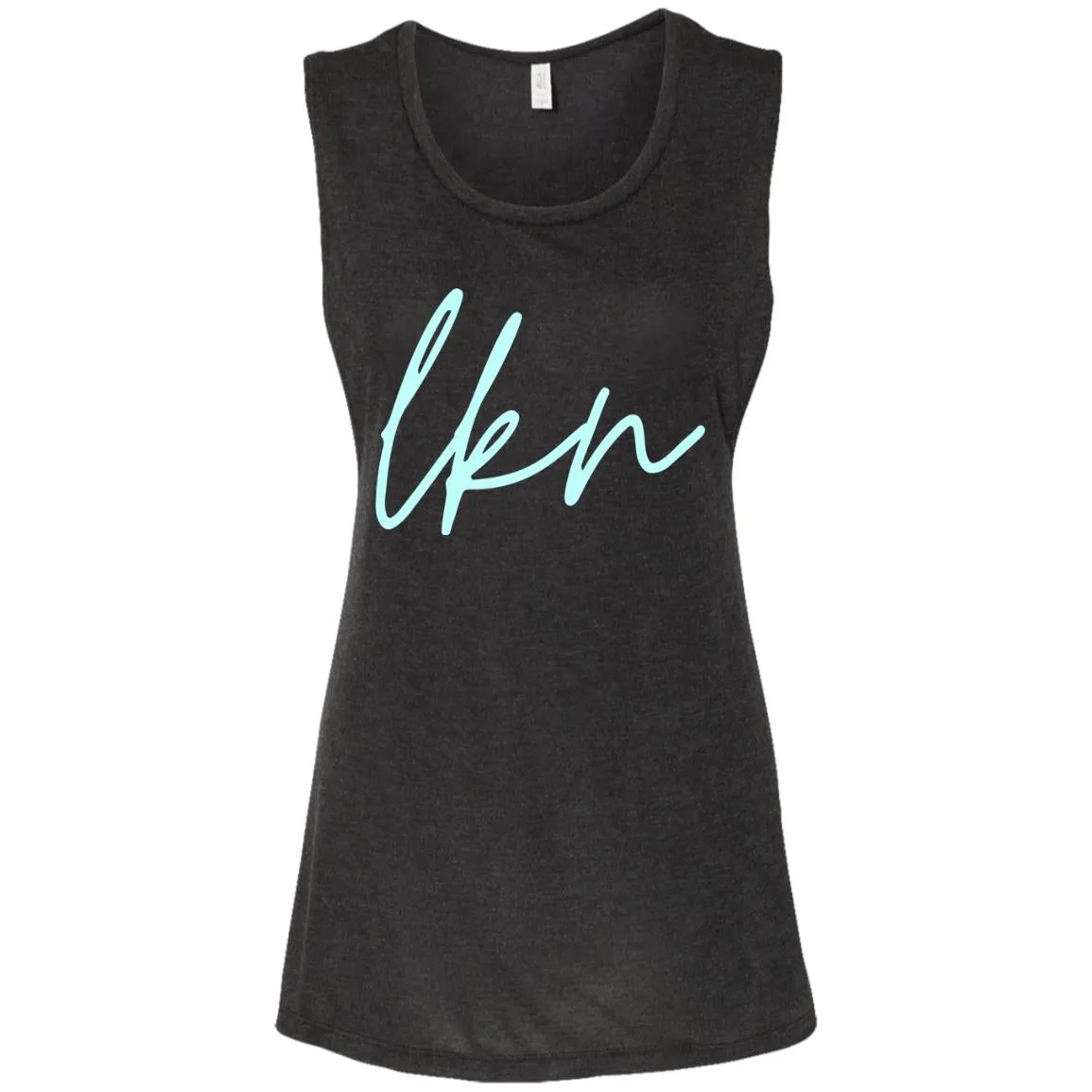 "LKN- AQUA" Ladies' Flowy Muscle Tank