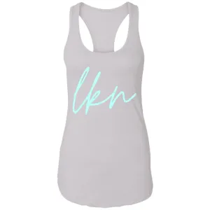 "LKN- AQUA" Ladies Ideal Racerback Tank