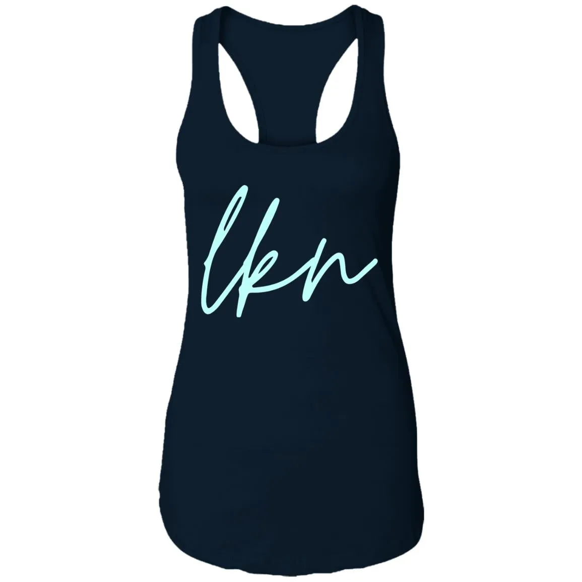 "LKN- AQUA" Ladies Ideal Racerback Tank