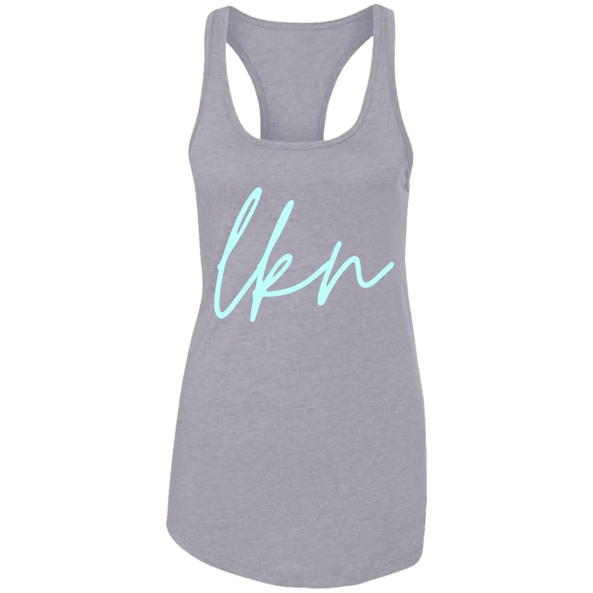 "LKN- AQUA" Ladies Ideal Racerback Tank