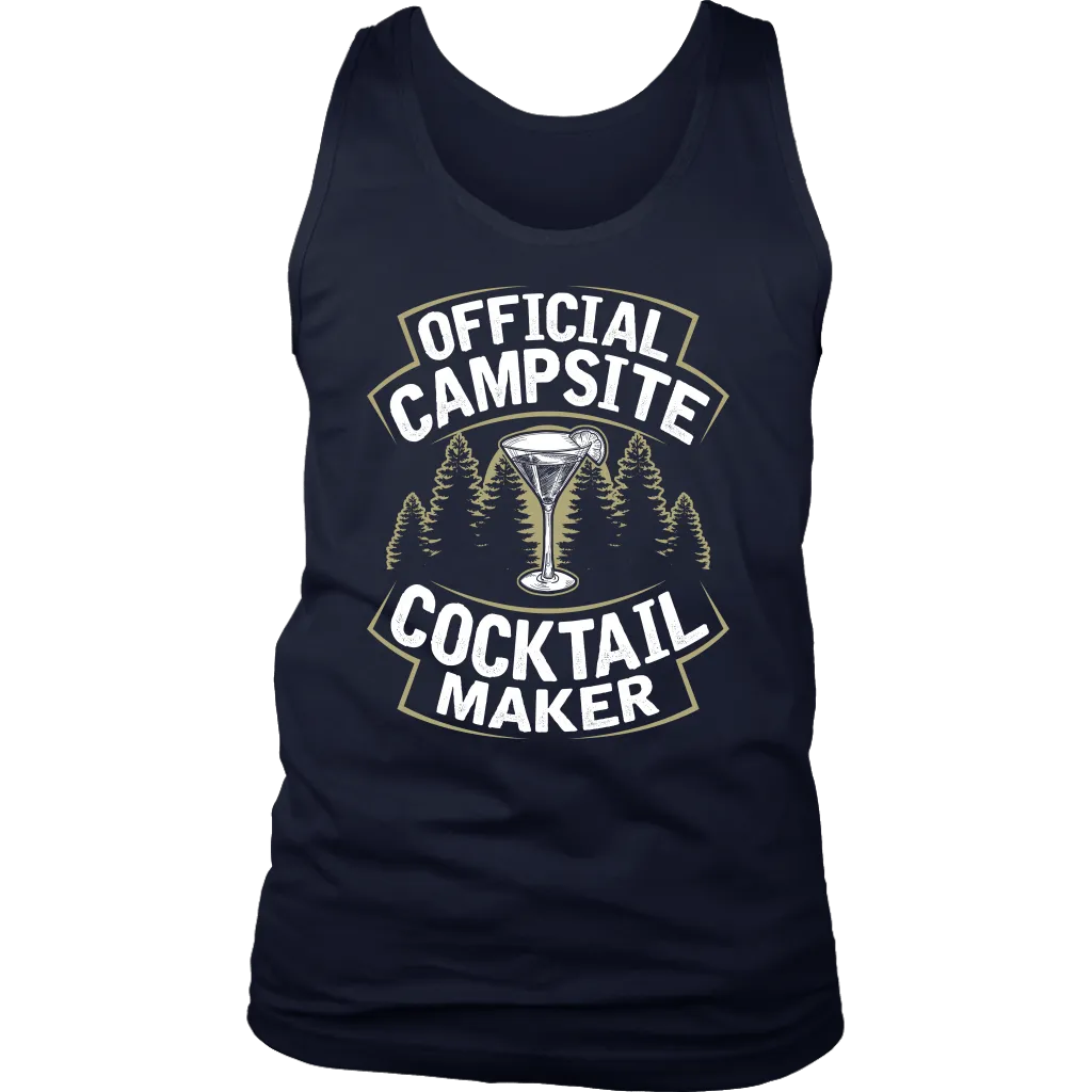 "Official Campsite Cocktail Maker" - Tank