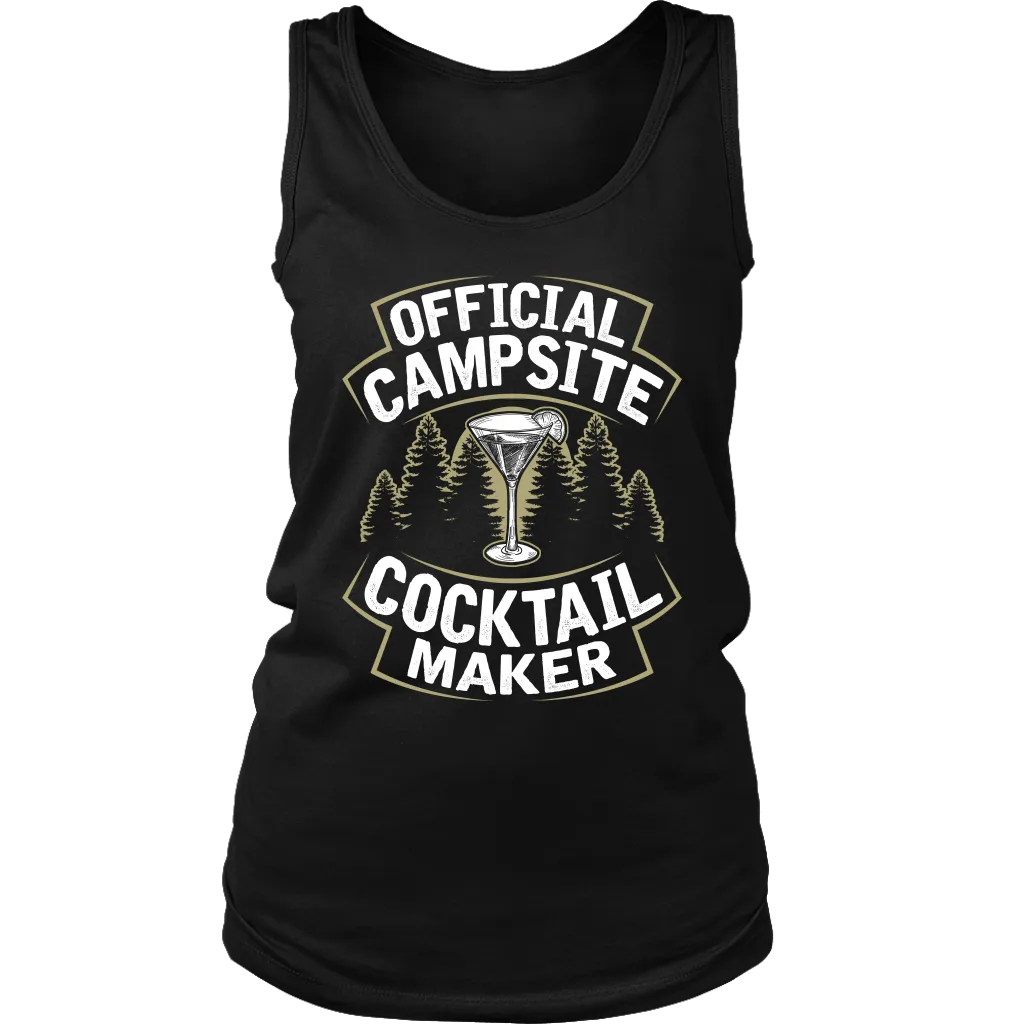 "Official Campsite Cocktail Maker" - Tank