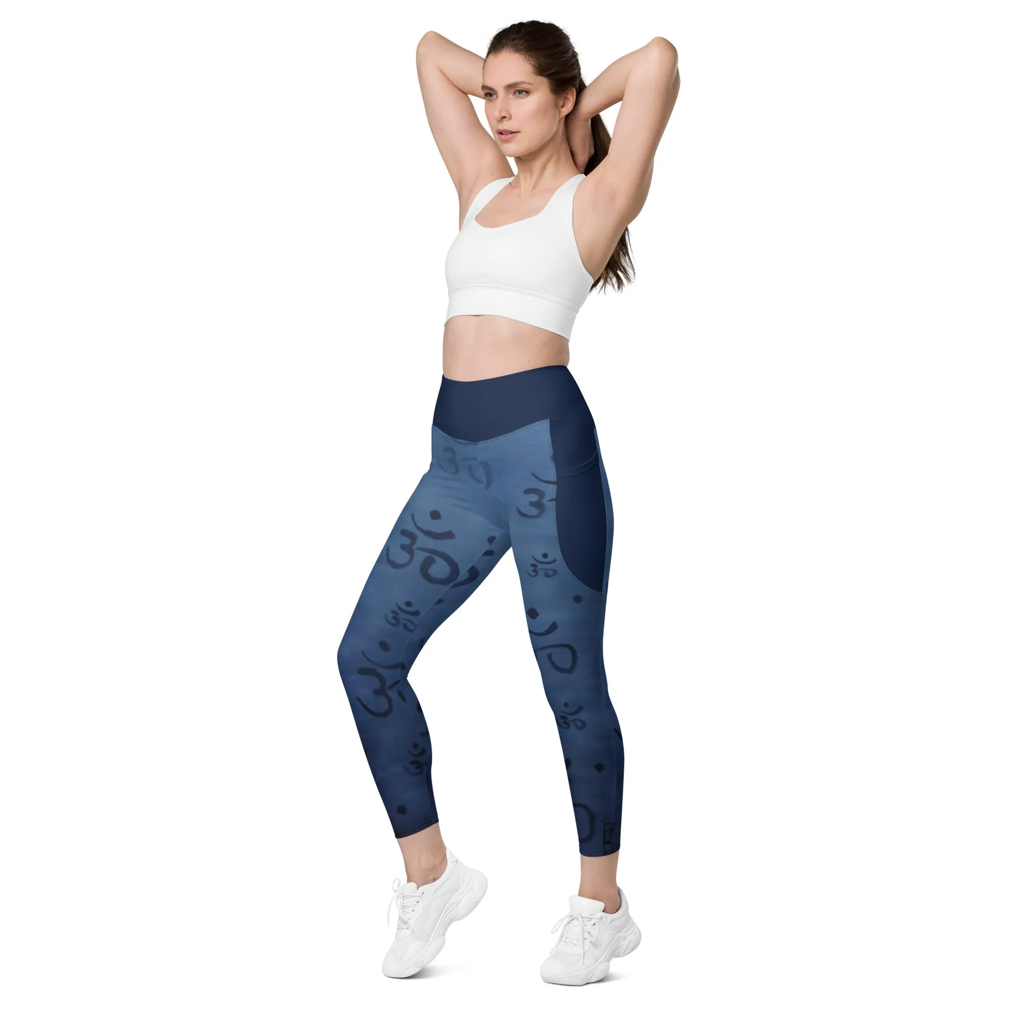 "OM" - Leggings with pockets - Yoga Clothes