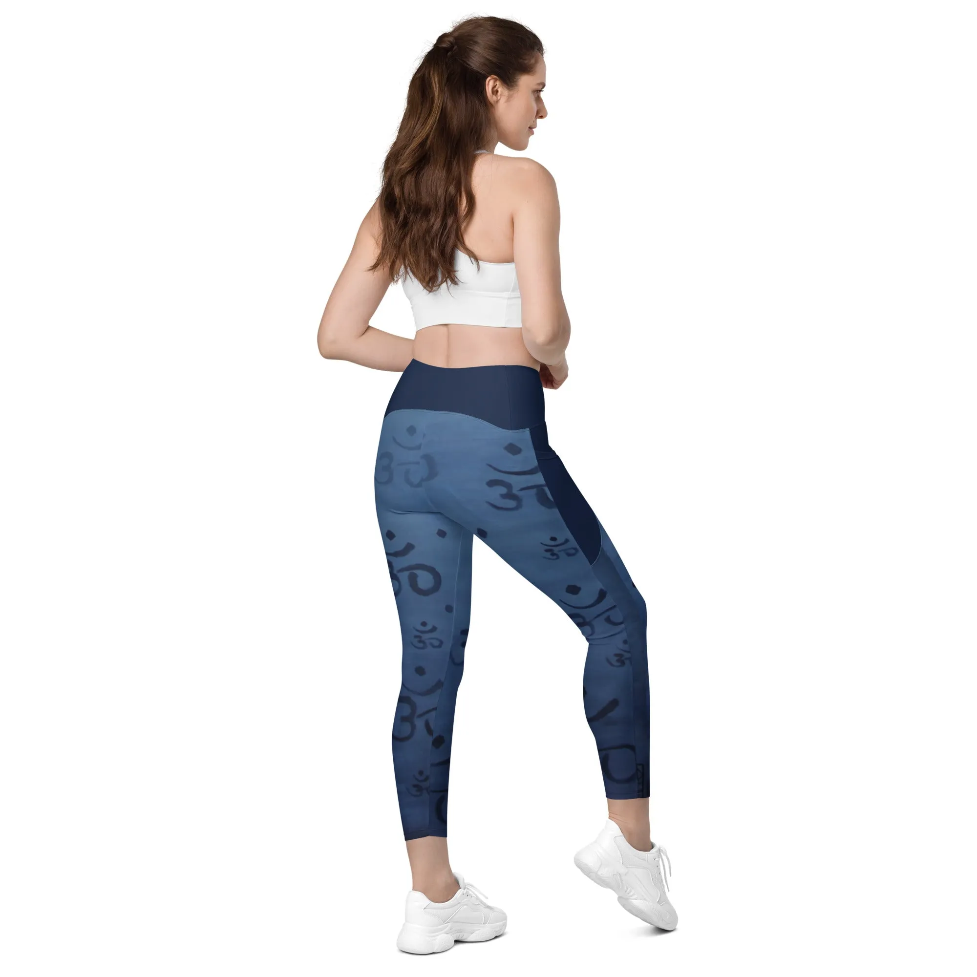 "OM" - Leggings with pockets - Yoga Clothes