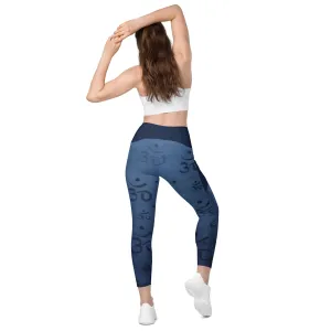 "OM" - Leggings with pockets - Yoga Clothes
