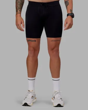 Race Day Short Tight 8" - Black