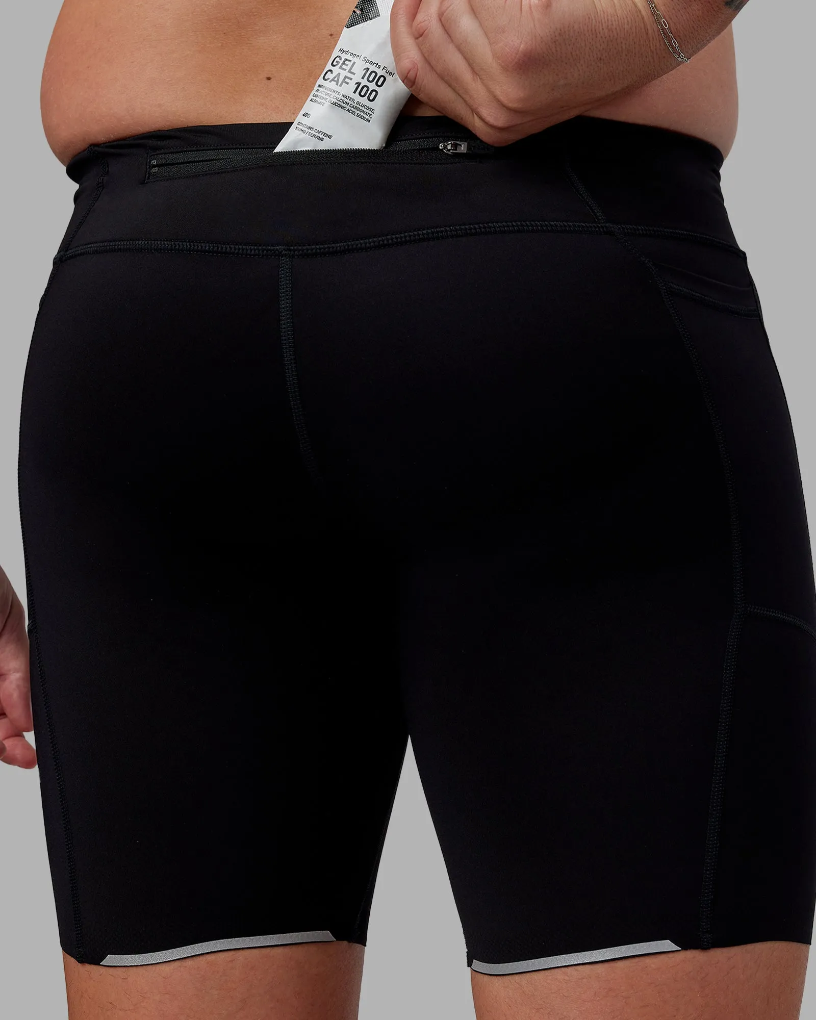 Race Day Short Tight 8" - Black