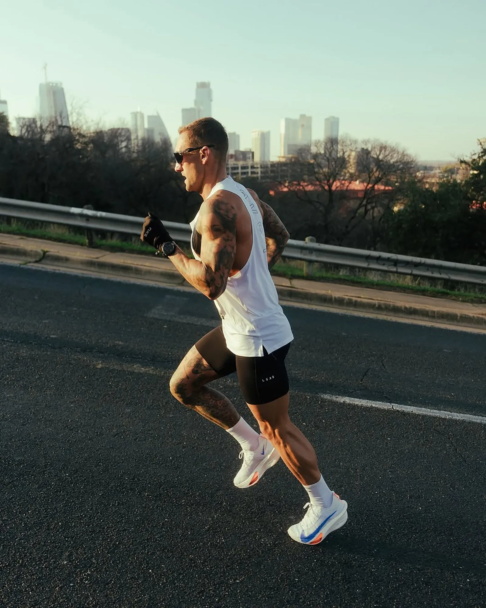 Race Day Short Tight 8" - Black
