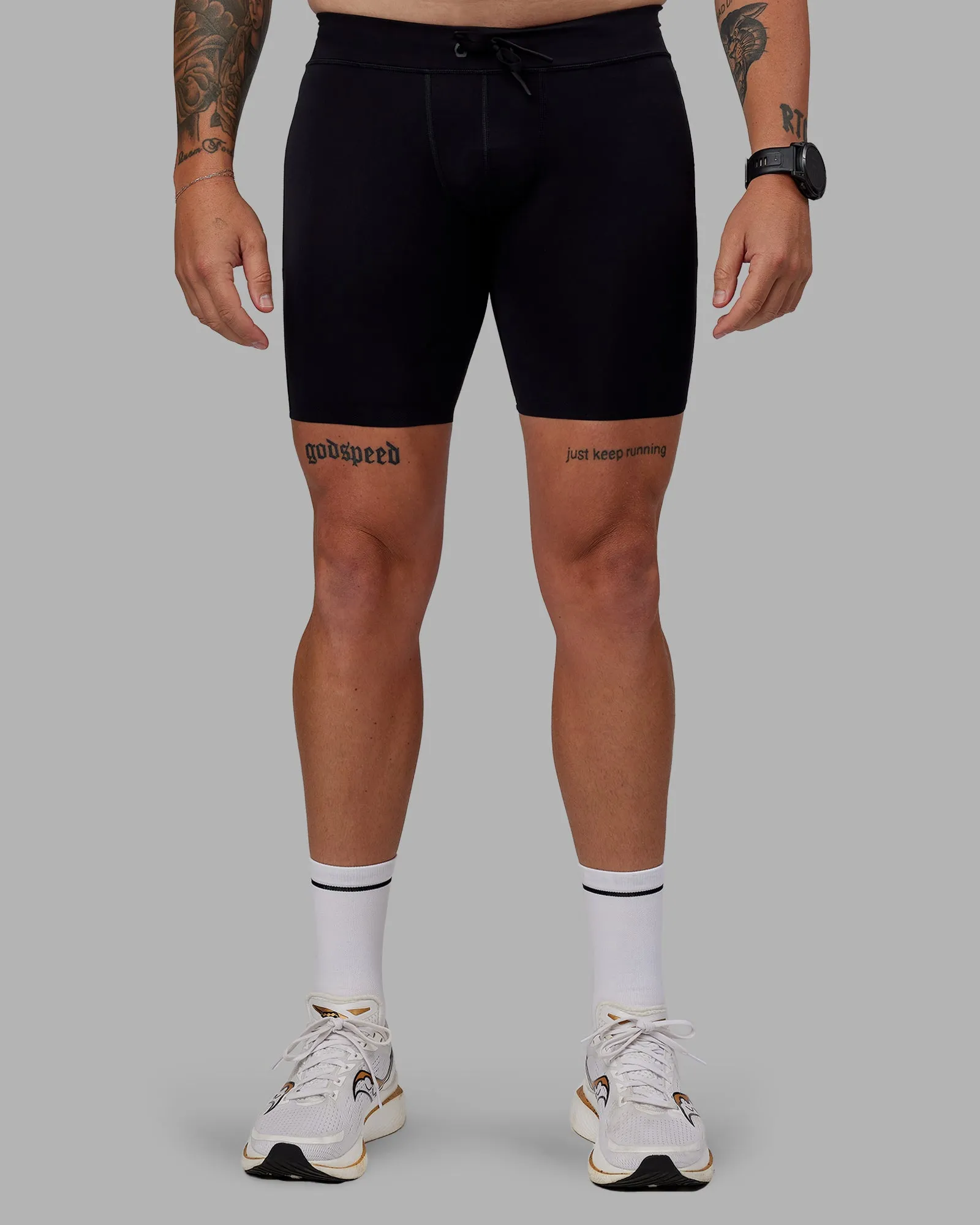 Race Day Short Tight 8" - Black