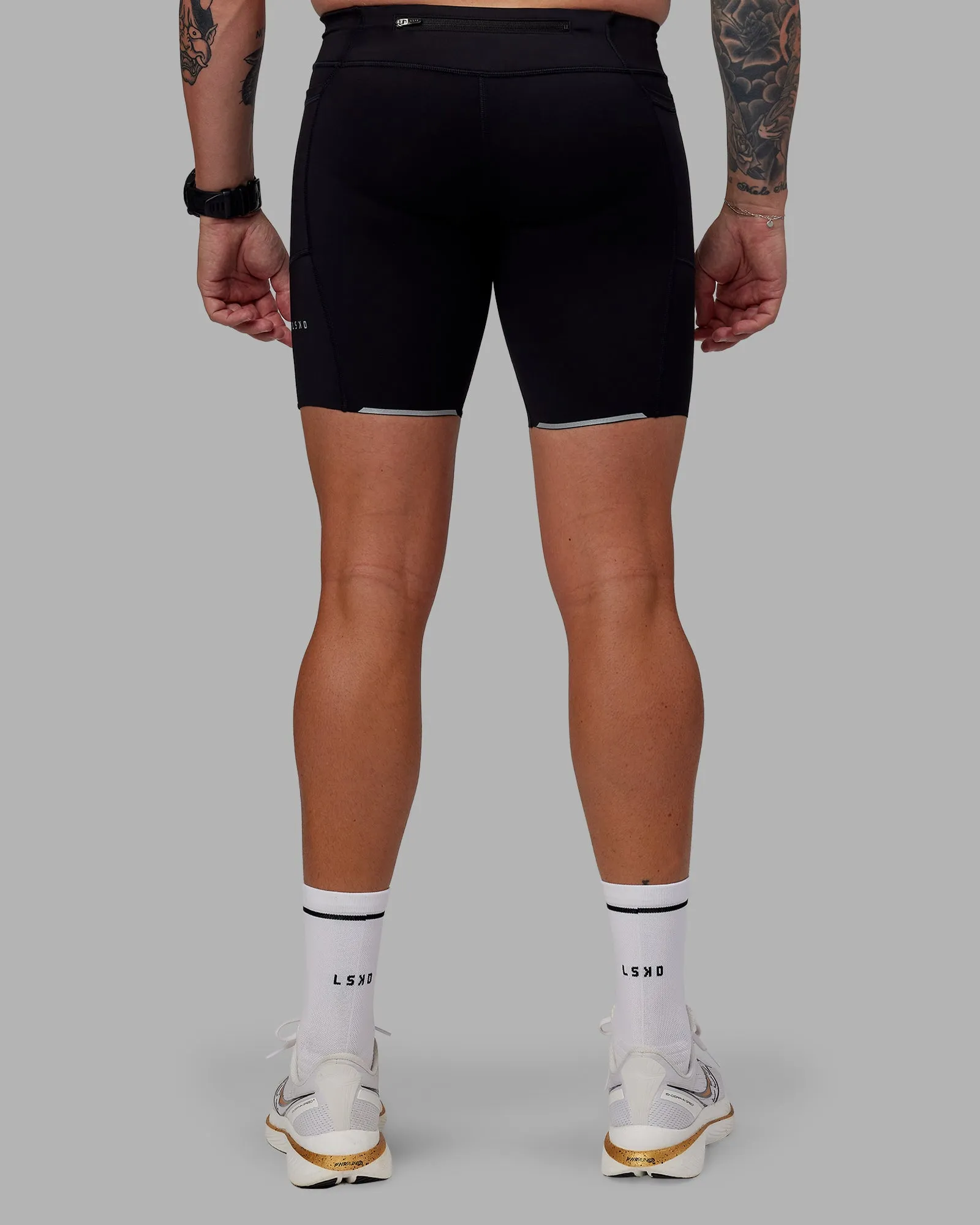 Race Day Short Tight 8" - Black