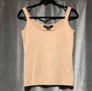 Ralph Lauren Tan 100% Cashmere Tank Top