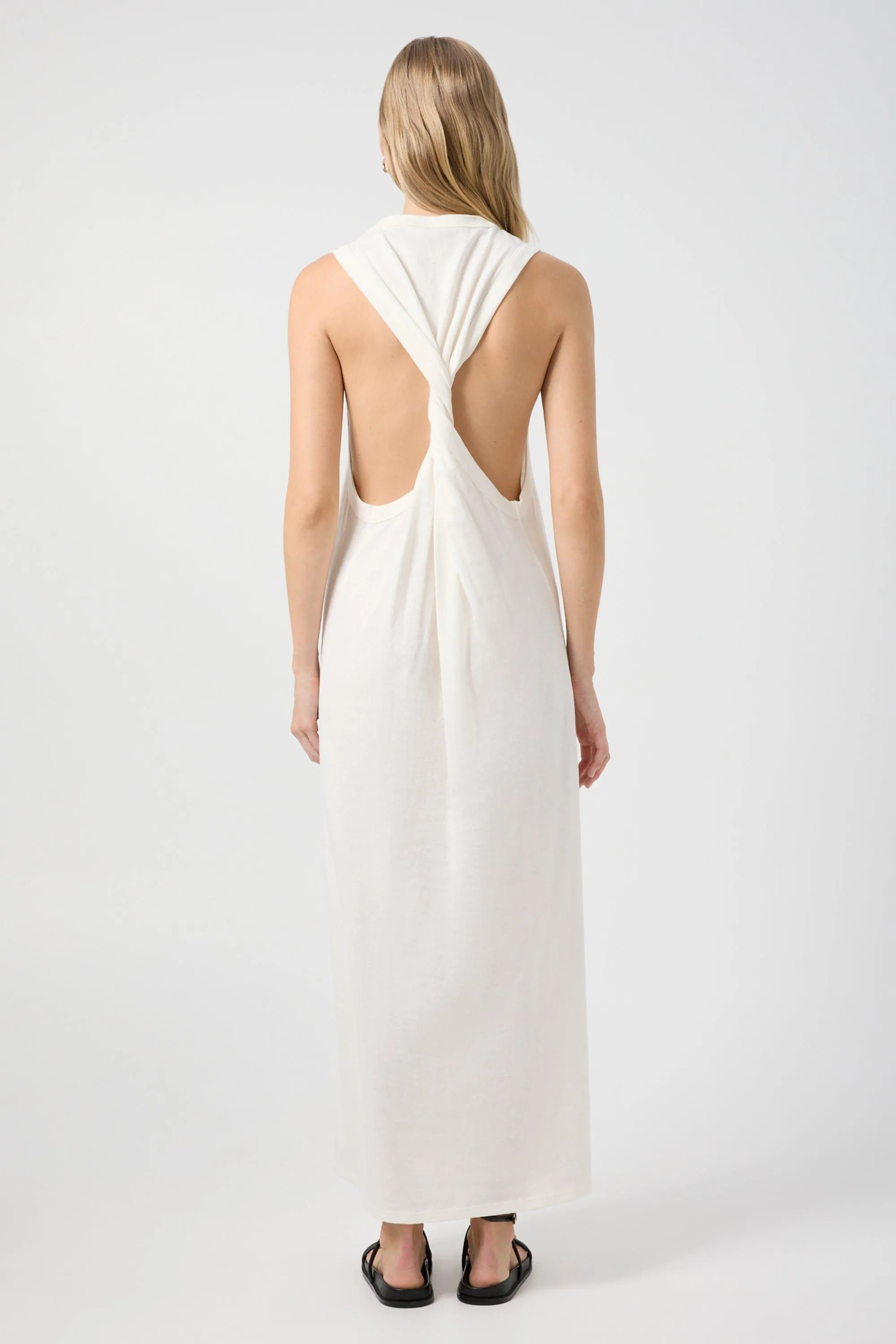 REDEEM TANK DRESS | OFF WHITE