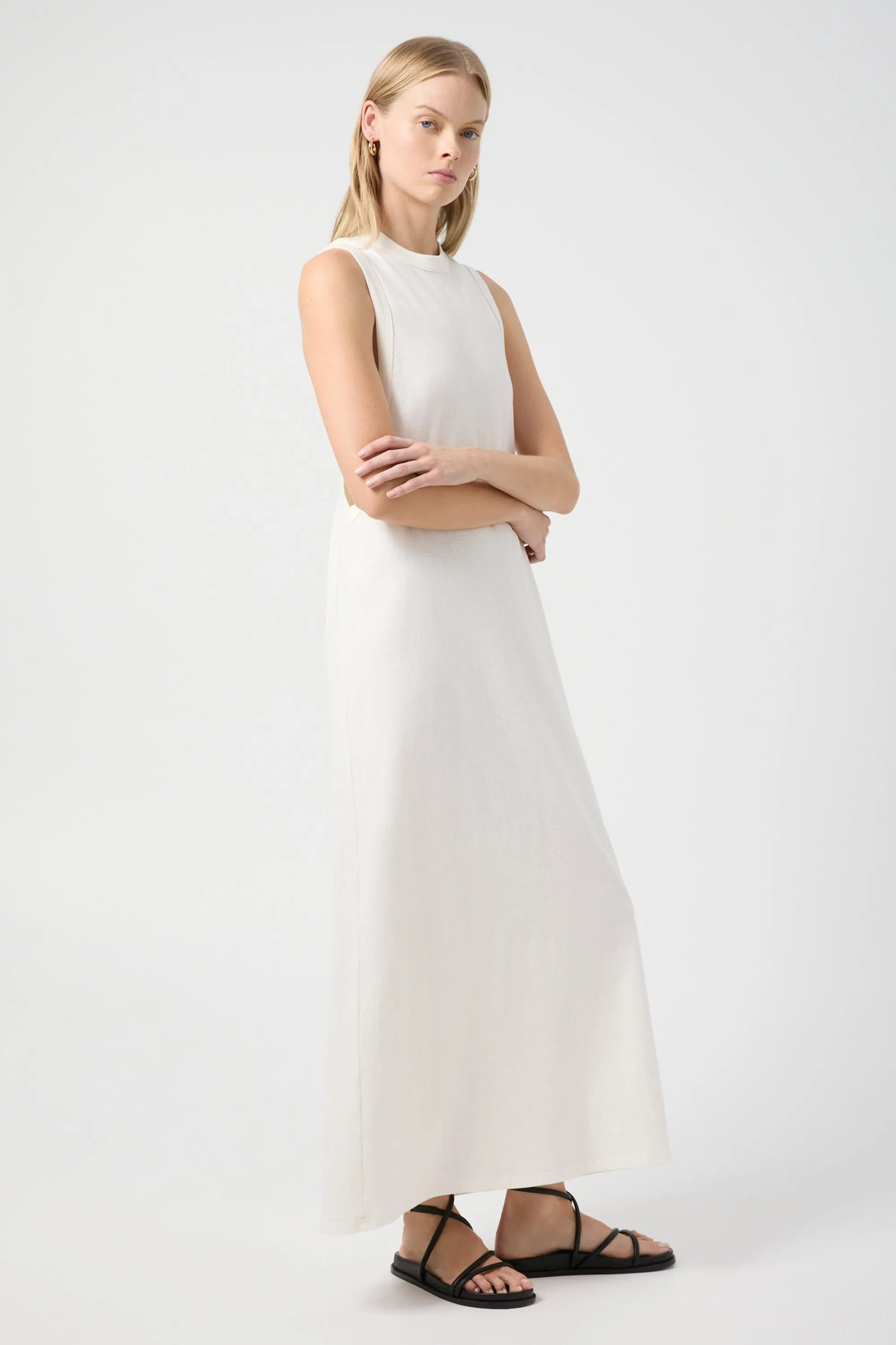 REDEEM TANK DRESS | OFF WHITE