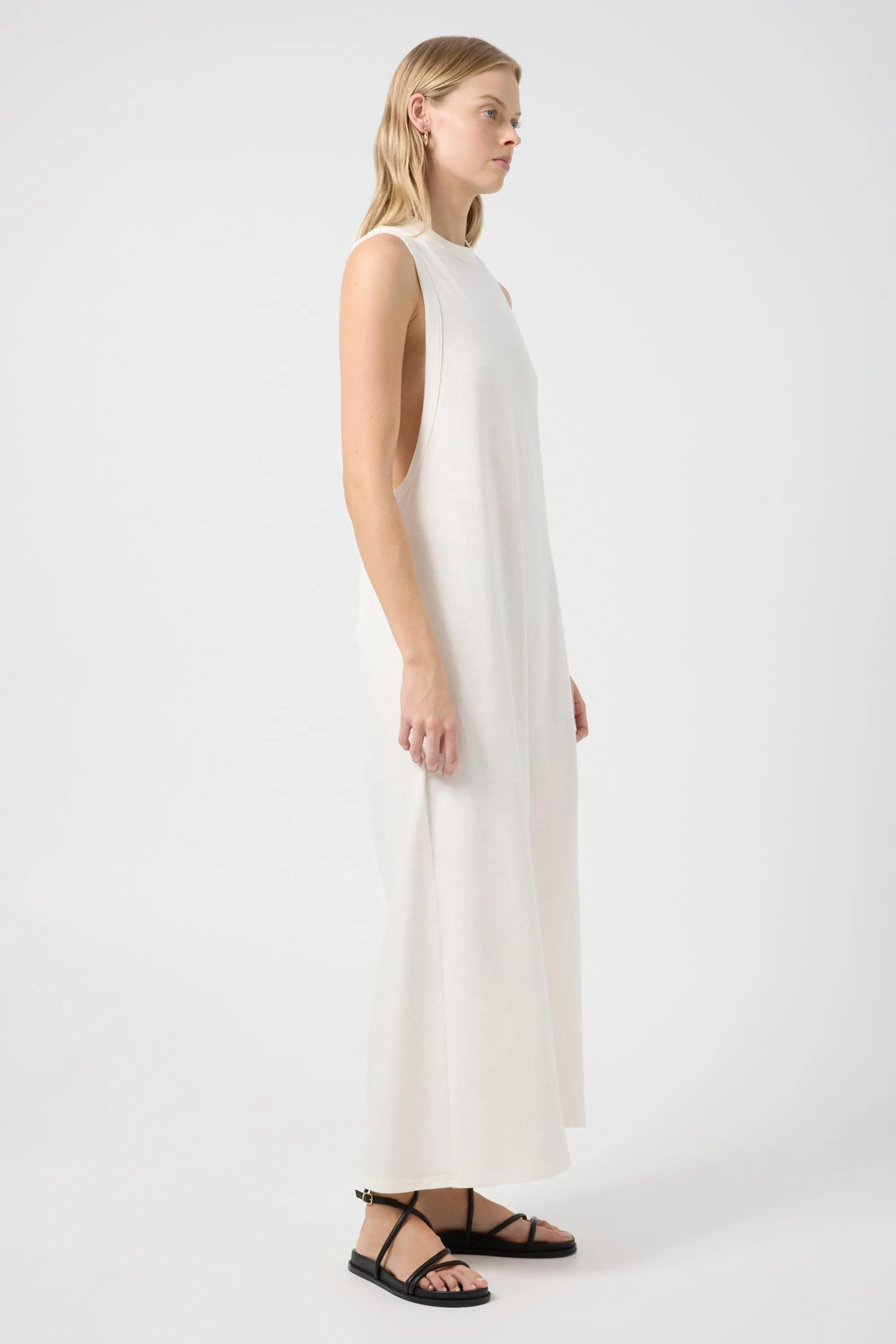 REDEEM TANK DRESS | OFF WHITE