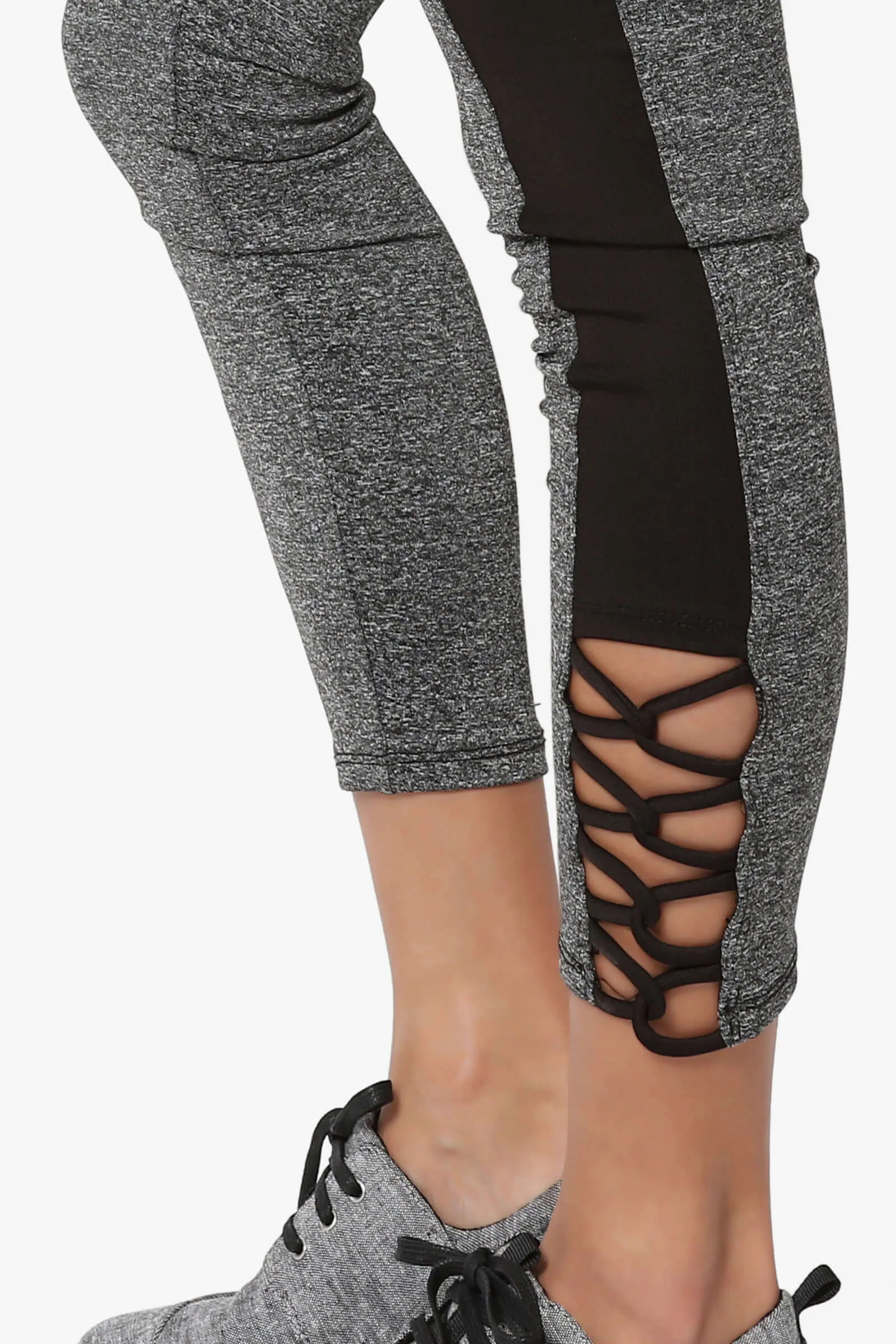 Reign Cutout Crop Yoga Leggings
