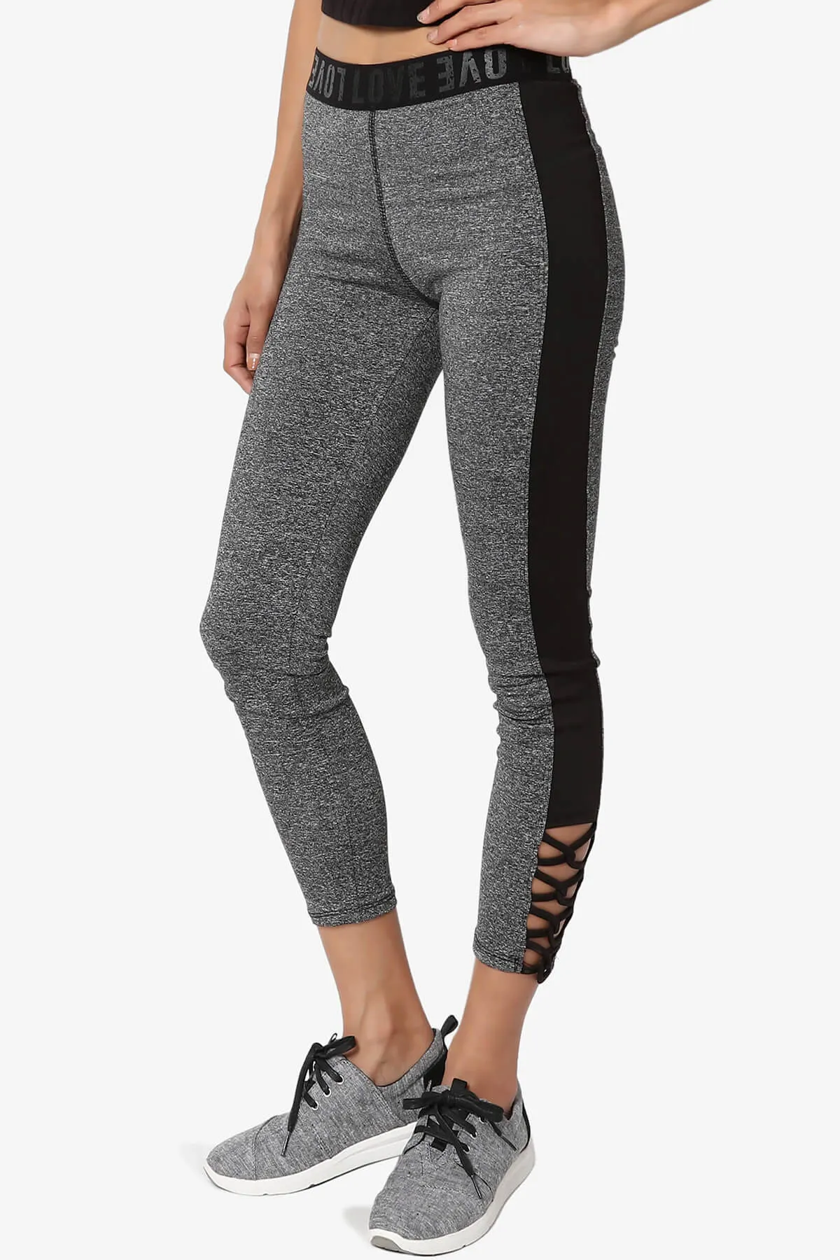 Reign Cutout Crop Yoga Leggings