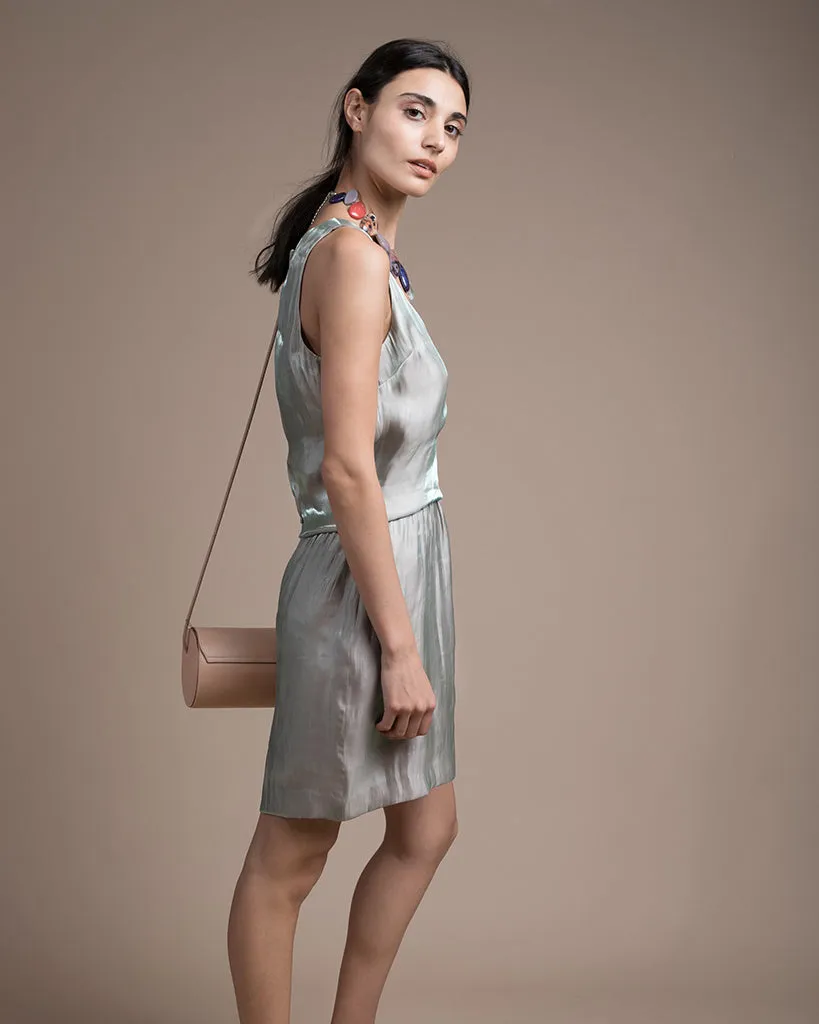 Rena Blouson Scoop Neck Dress