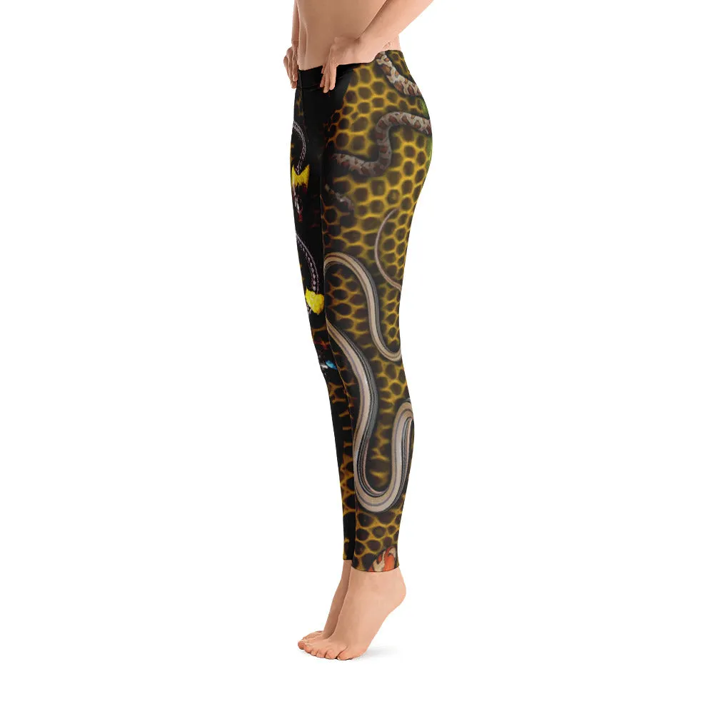 Reptiles All Over Yoga Pants