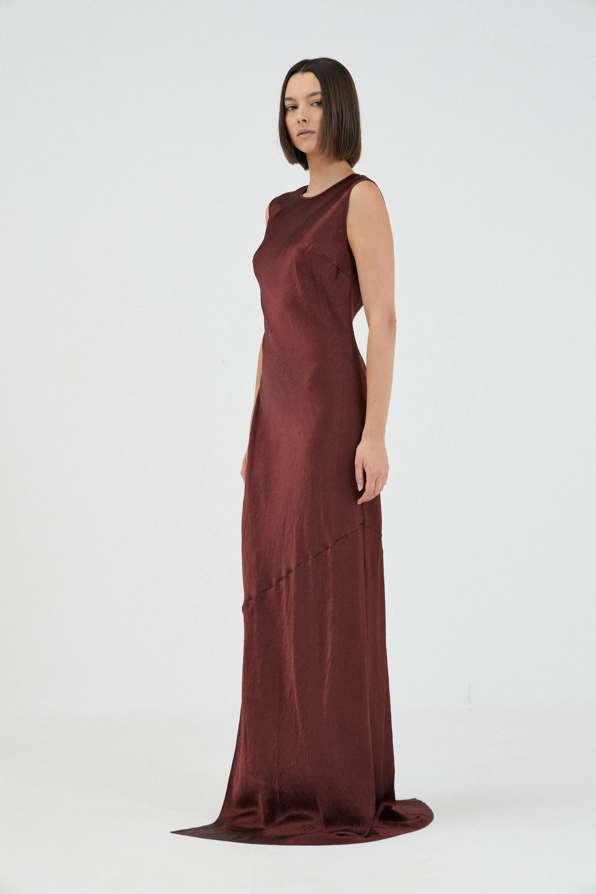 REVERY HIGH SPLIT TANK DRESS | SHIRAZ