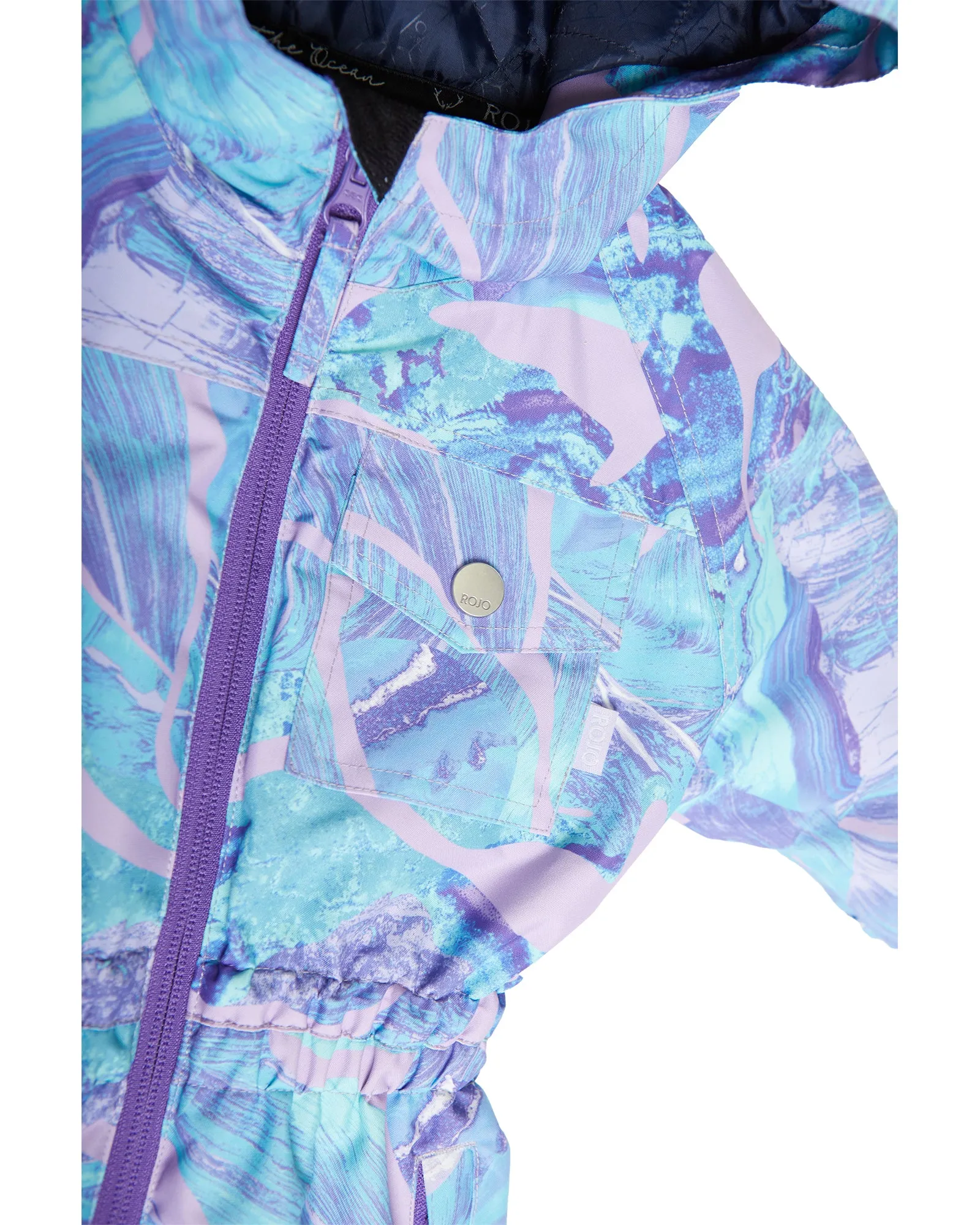 Rojo Infant Onesie Girls Lavender Planet