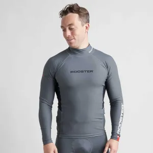 Rooster Long Sleeve Rash Vest Top - Graphite