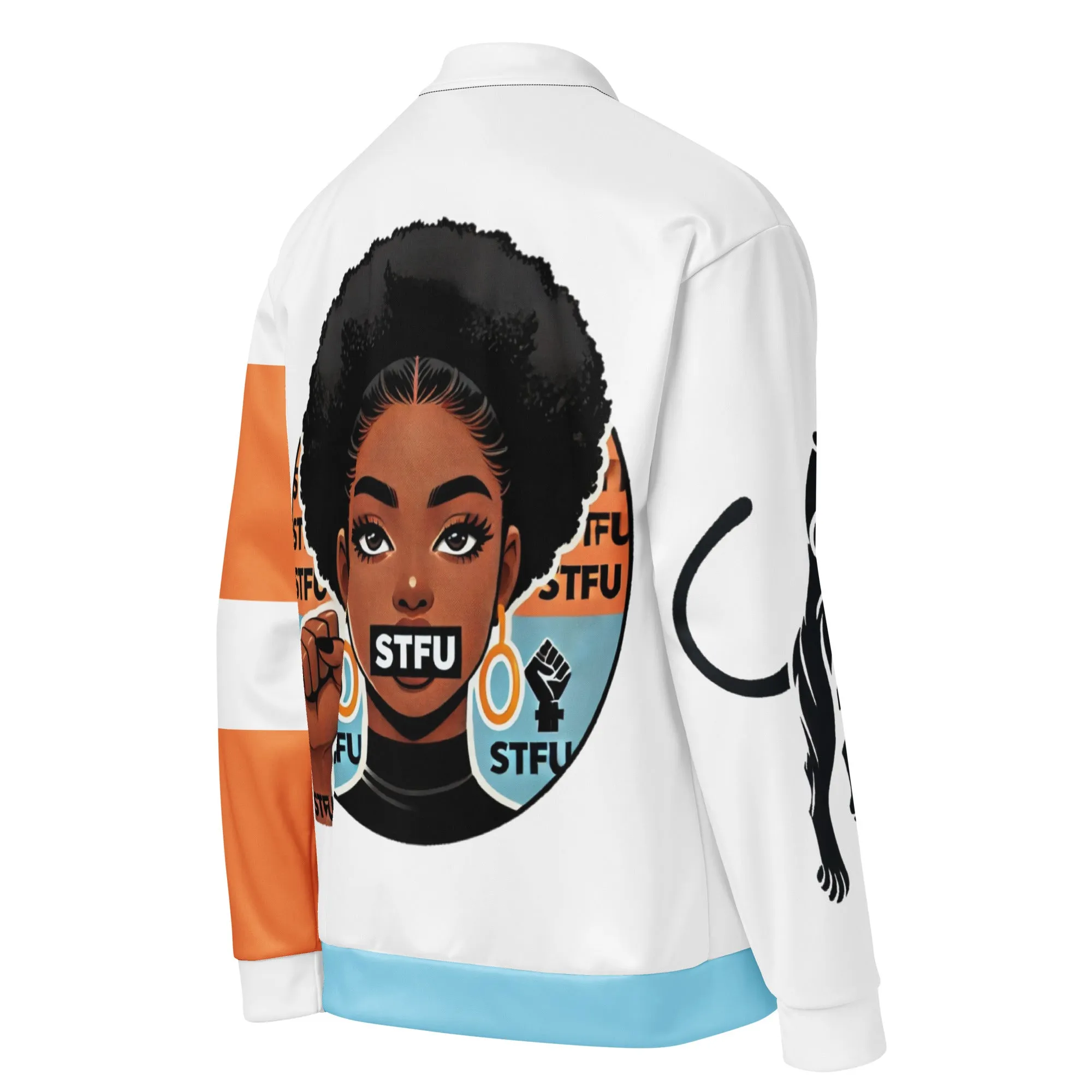 Say Something Unisex Bomber Jacket - Female