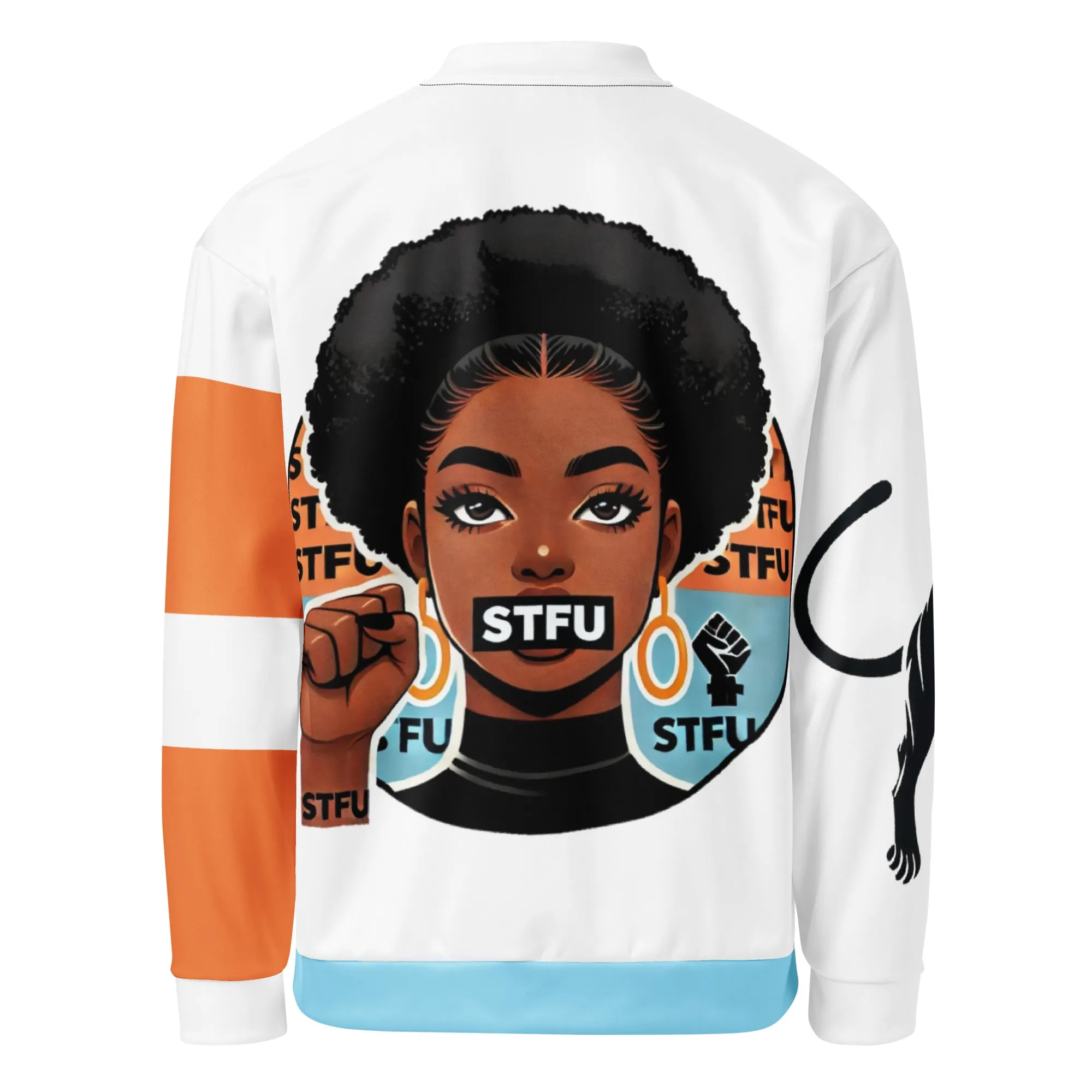 Say Something Unisex Bomber Jacket - Female