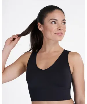Seamless Crop Top Very Black