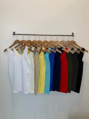 Skinny Tees Basic Tank- One Size (multiple colors)