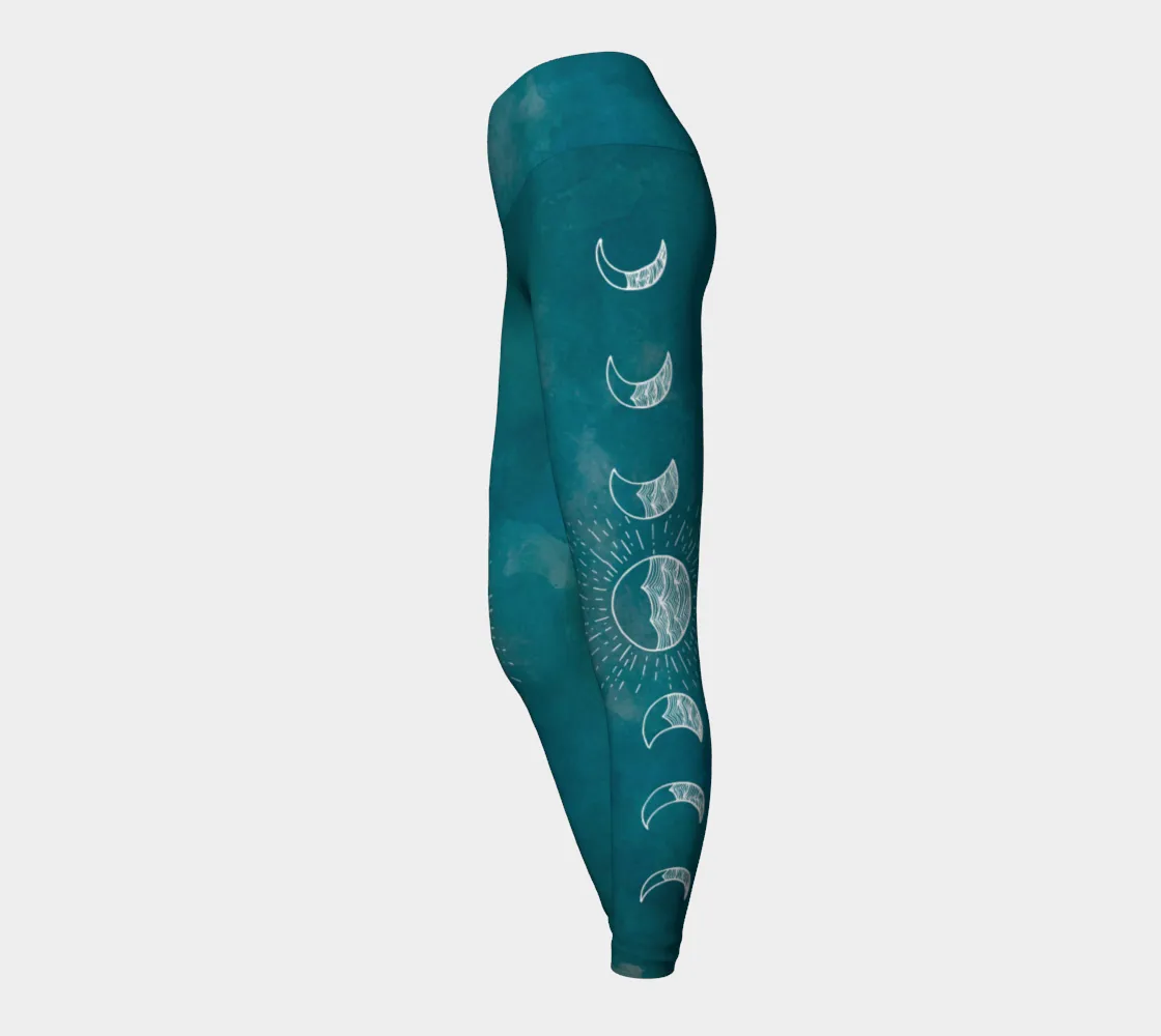 Solstice Leggings Turquoise