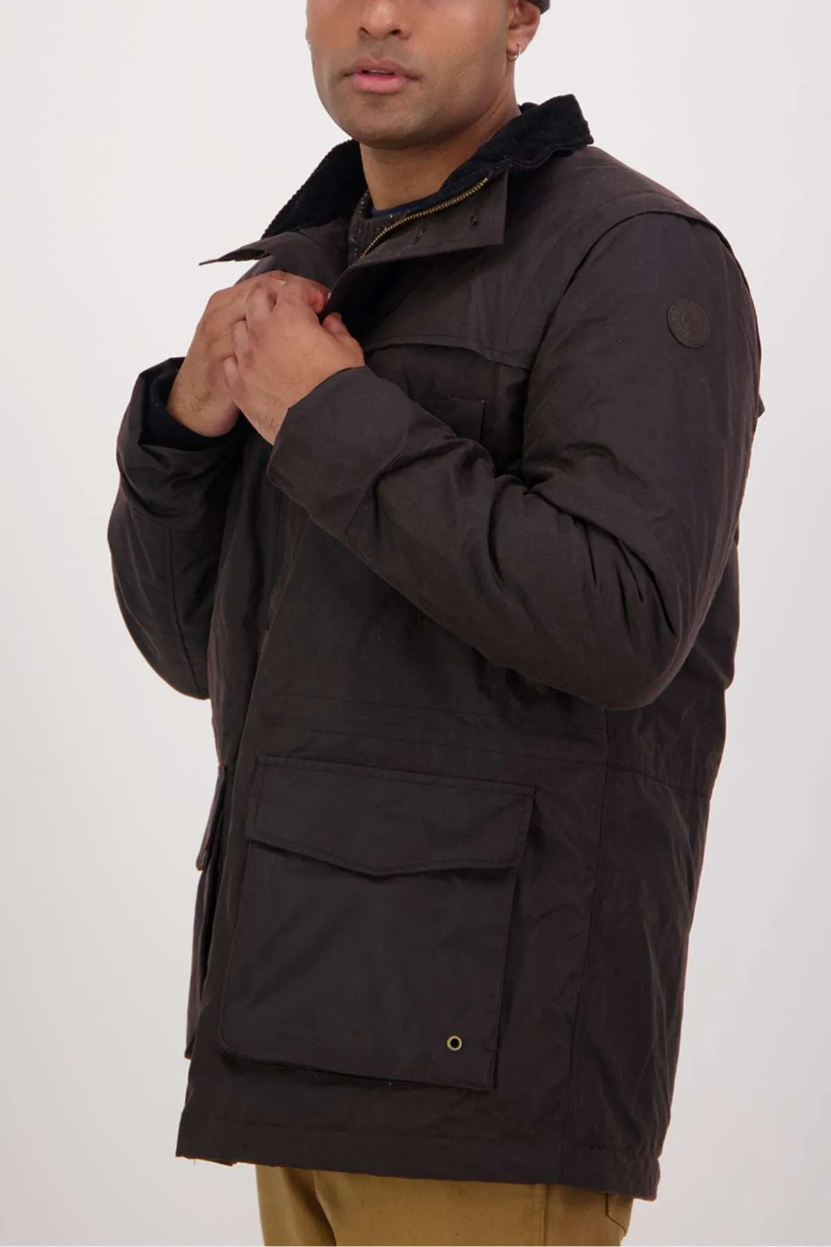 Swanndri Evans Flat Oilskin Jacket