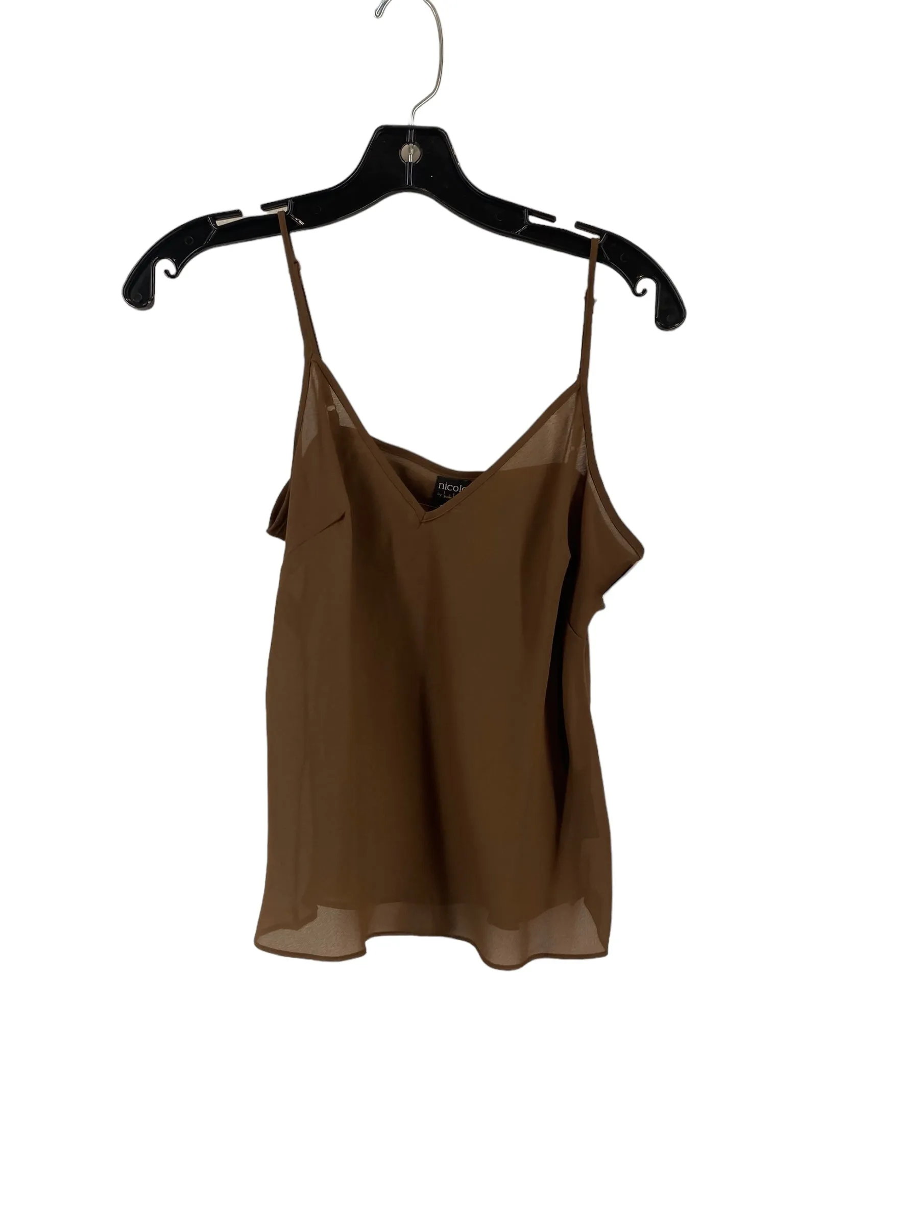 Tank Top By Nicole By Nicole Miller In Brown, Size: S