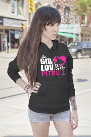 This girl Loves her Pitbull