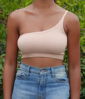 Tilly One Strap Top(Beige)