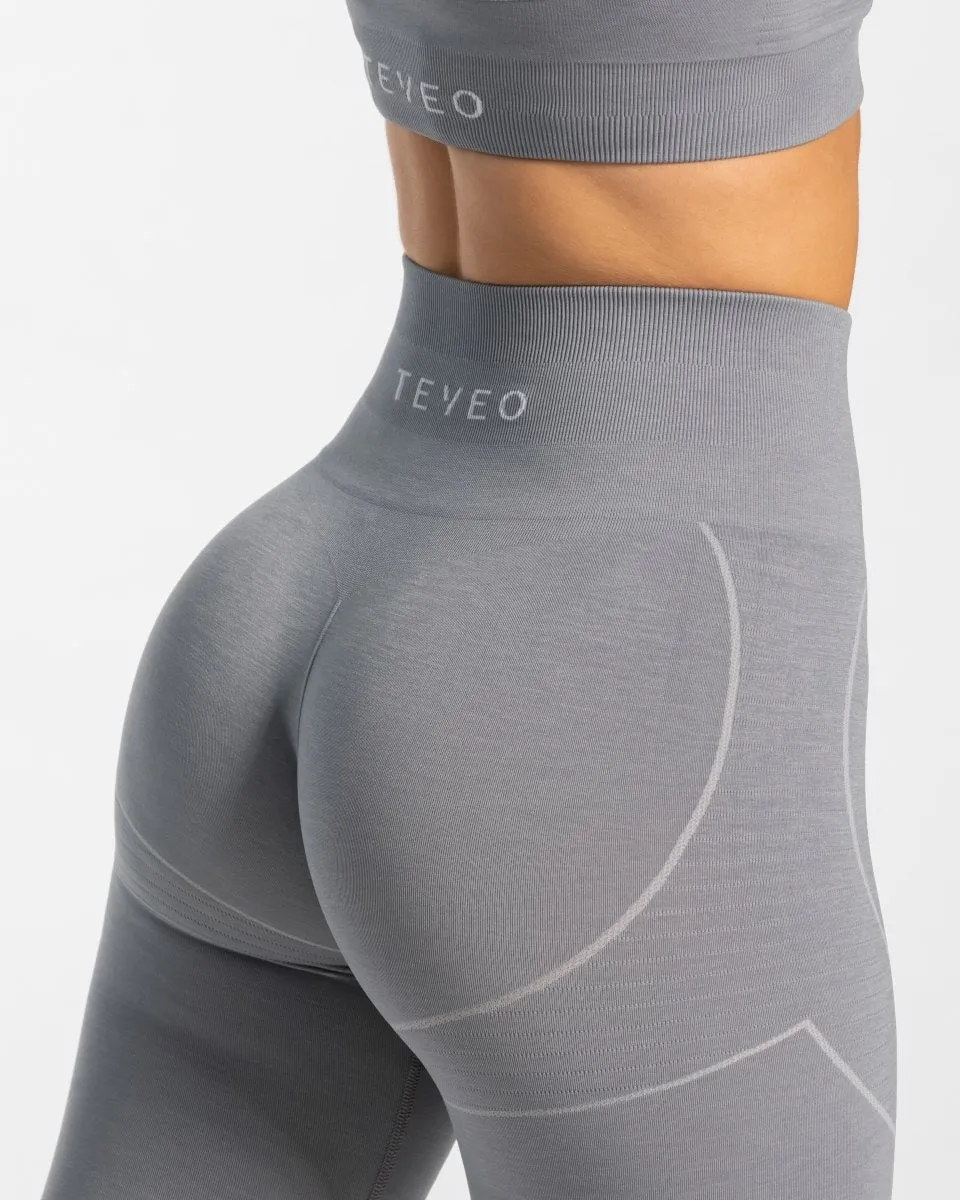 True Leggings "Stahlblau"