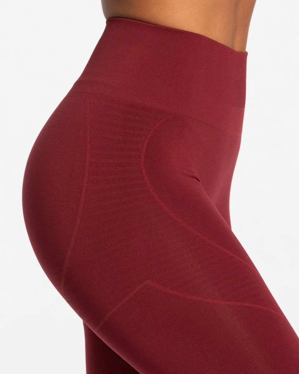 True Leggings "Weinrot"