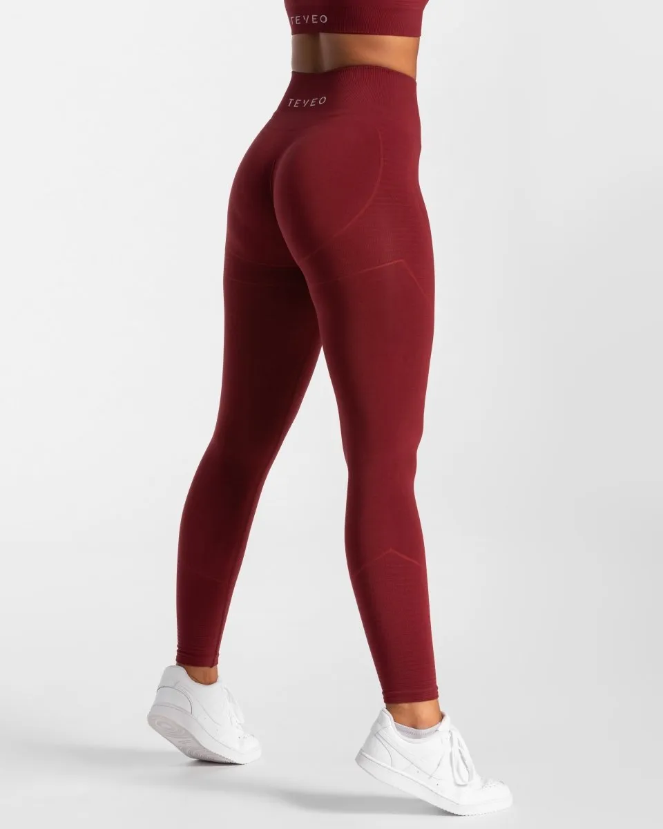 True Leggings "Weinrot"