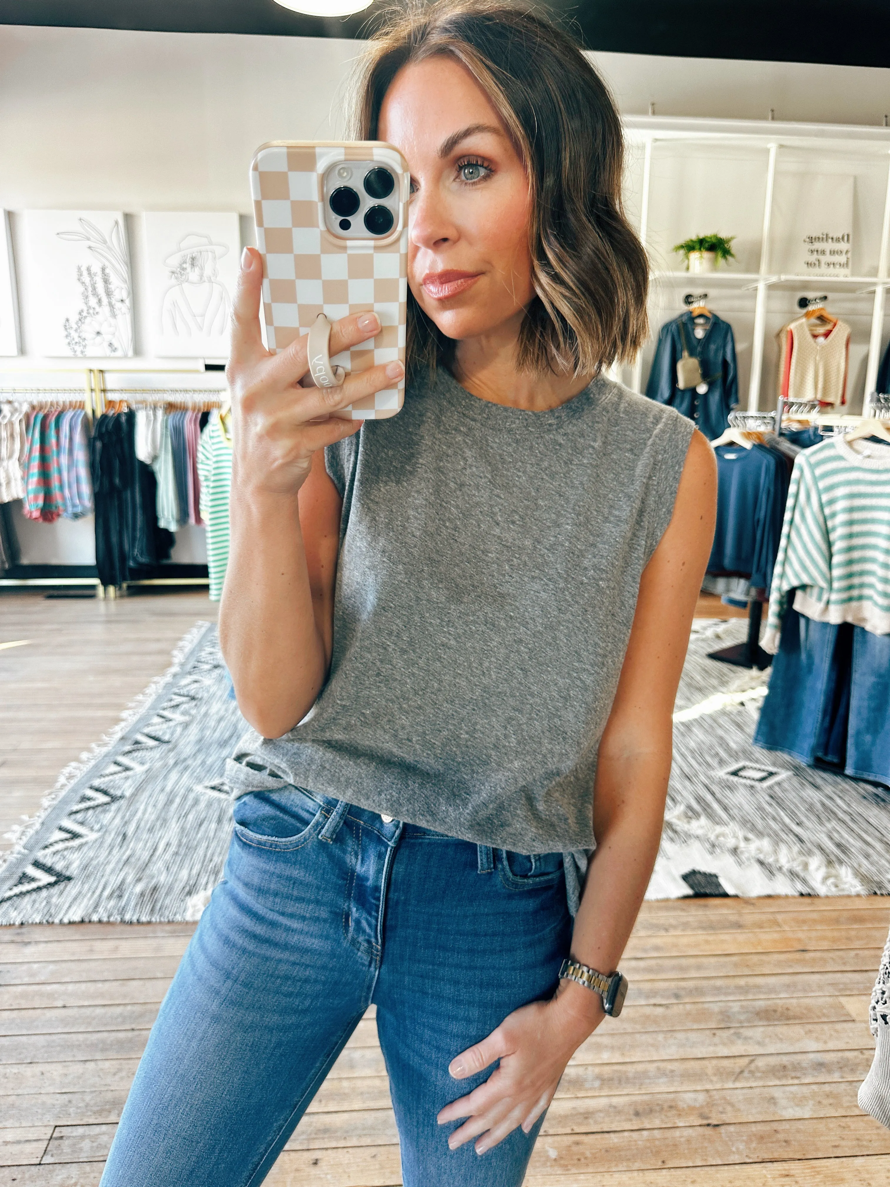 Ultra Soft Heathered Tank-3 Colors