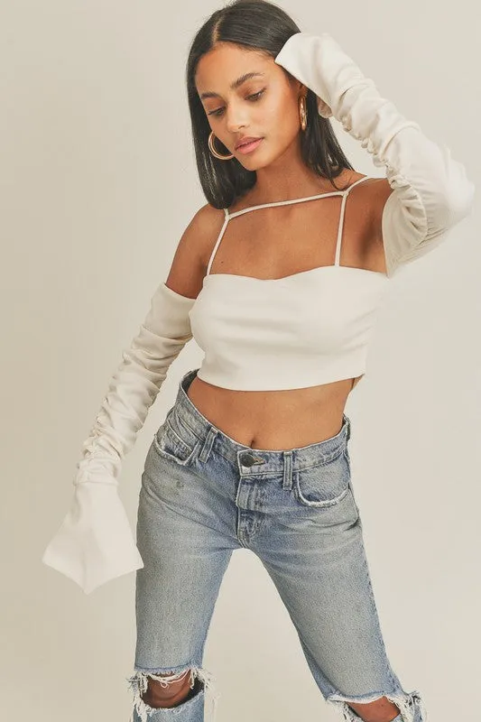 Vanilla Cropped Shirt