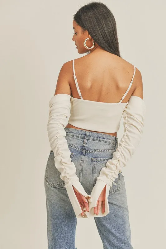 Vanilla Cropped Shirt