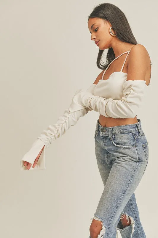 Vanilla Cropped Shirt