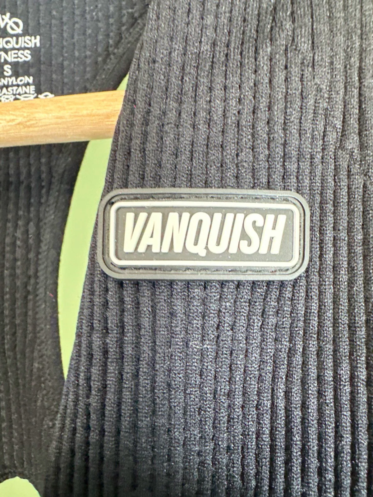 Vanquish Black Fitness Jumpsuit UK S