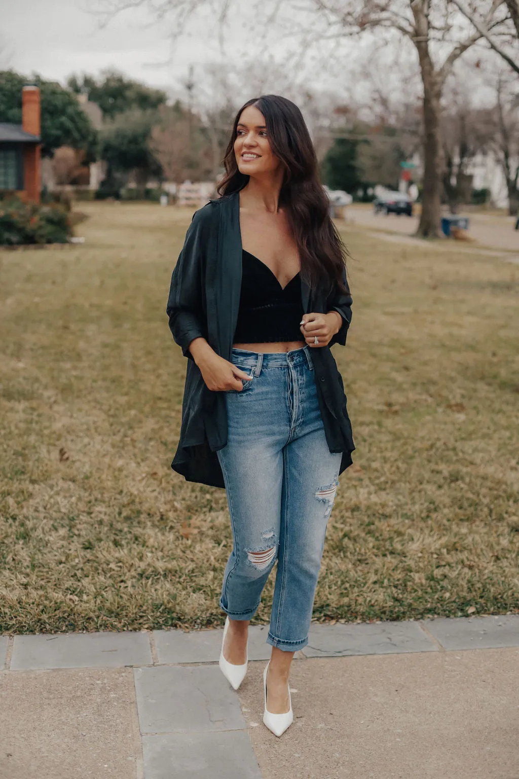 Velvet Bralette Top