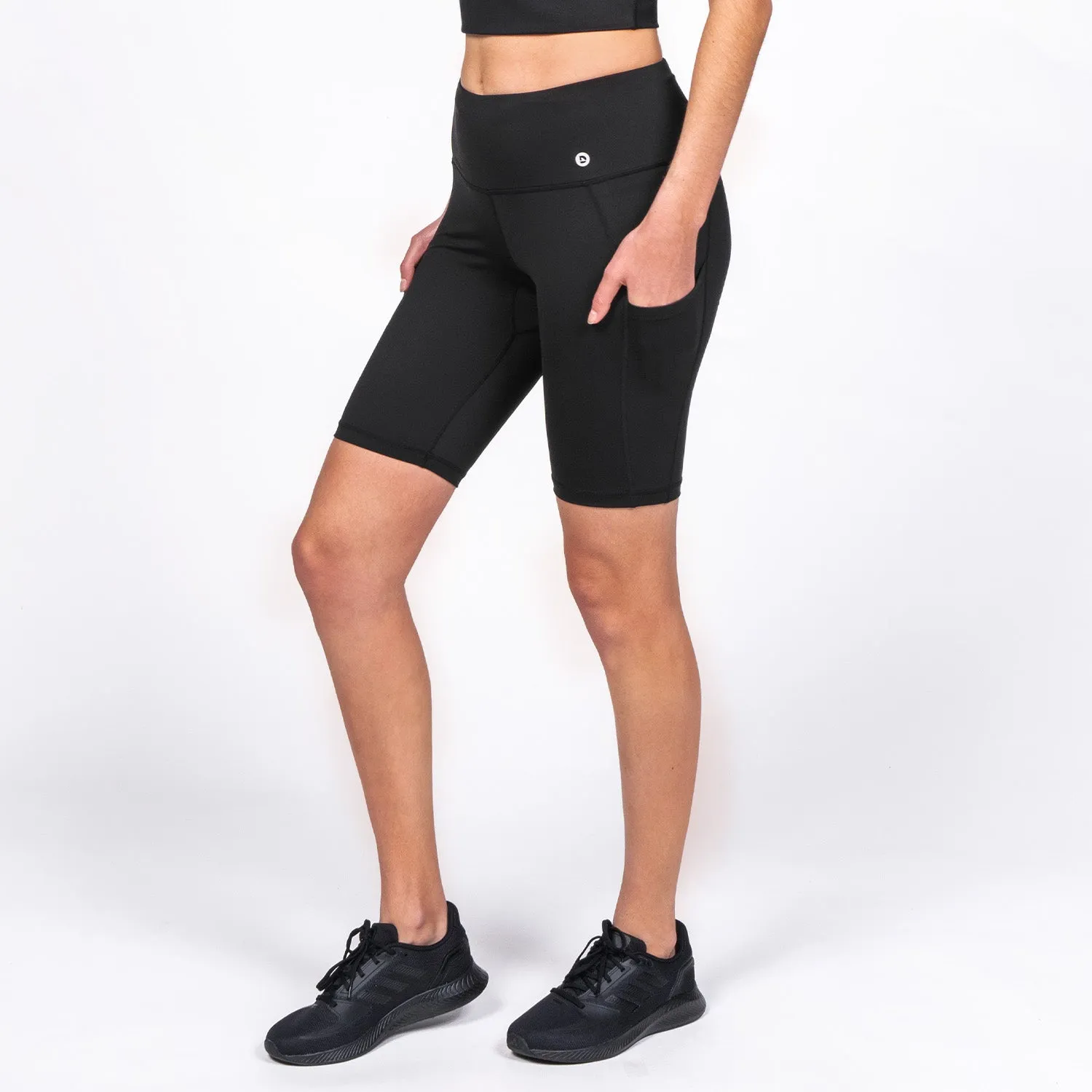 Wave Biker Shorts Womens
